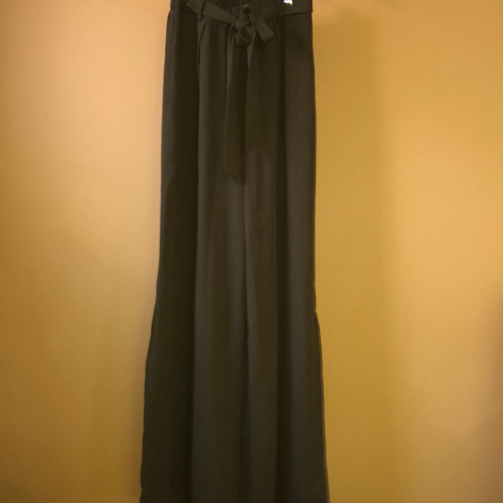 Dex deep olive palazzo pant